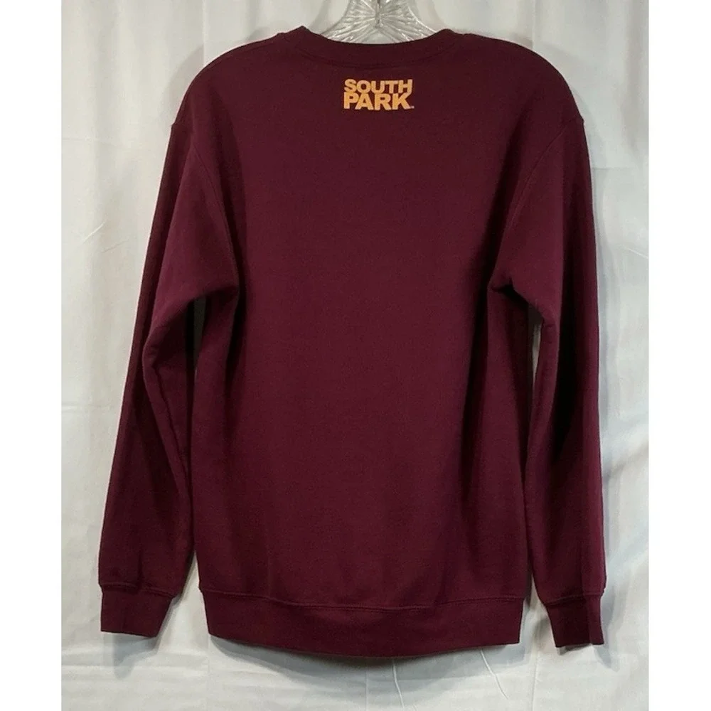 H&M South Park Fleece Crewneck Sweatshirt Relaxed Y2K Fit Adult Front Back
